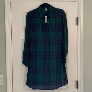 Old Navy Plaid Shirt Dress